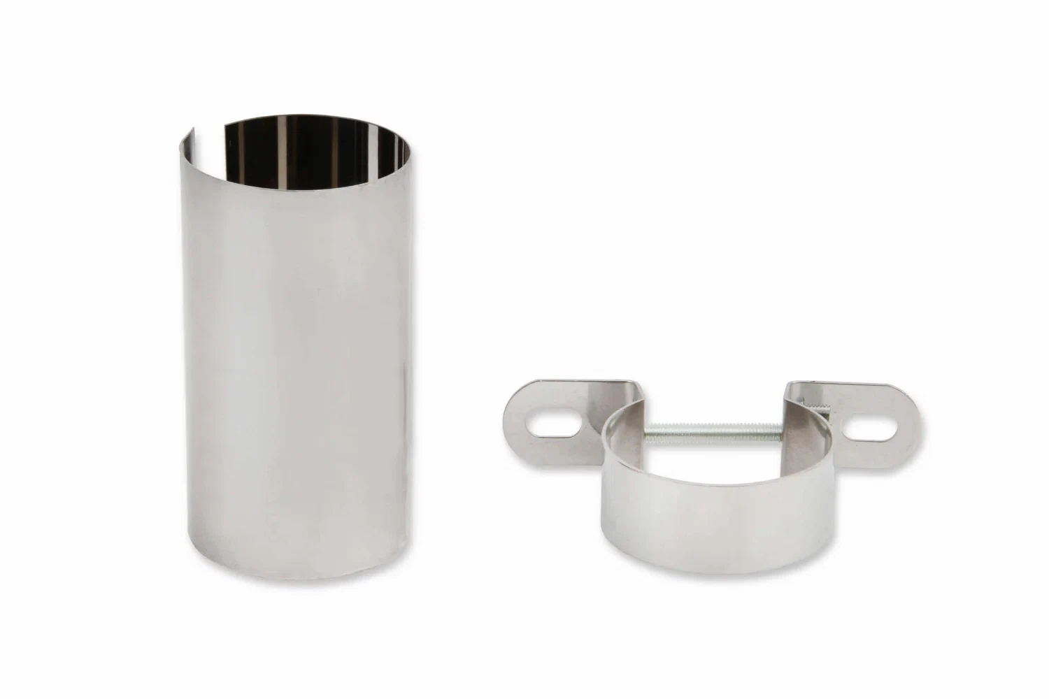 Mr. Gasket Chrome Coil Holder Bracket with Bolt - Horizontal Mount - 9777